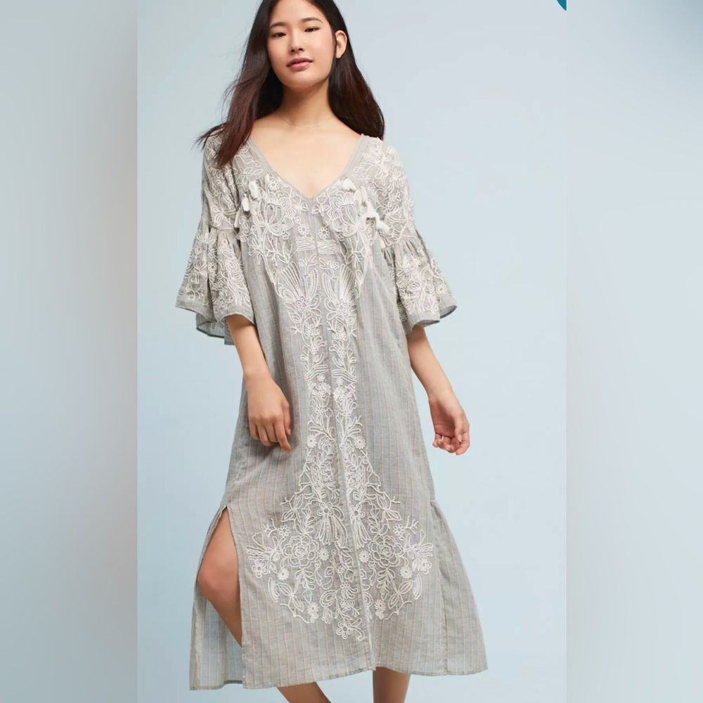 Maeve|Anthropologie Tisdale Embroiled Dress.